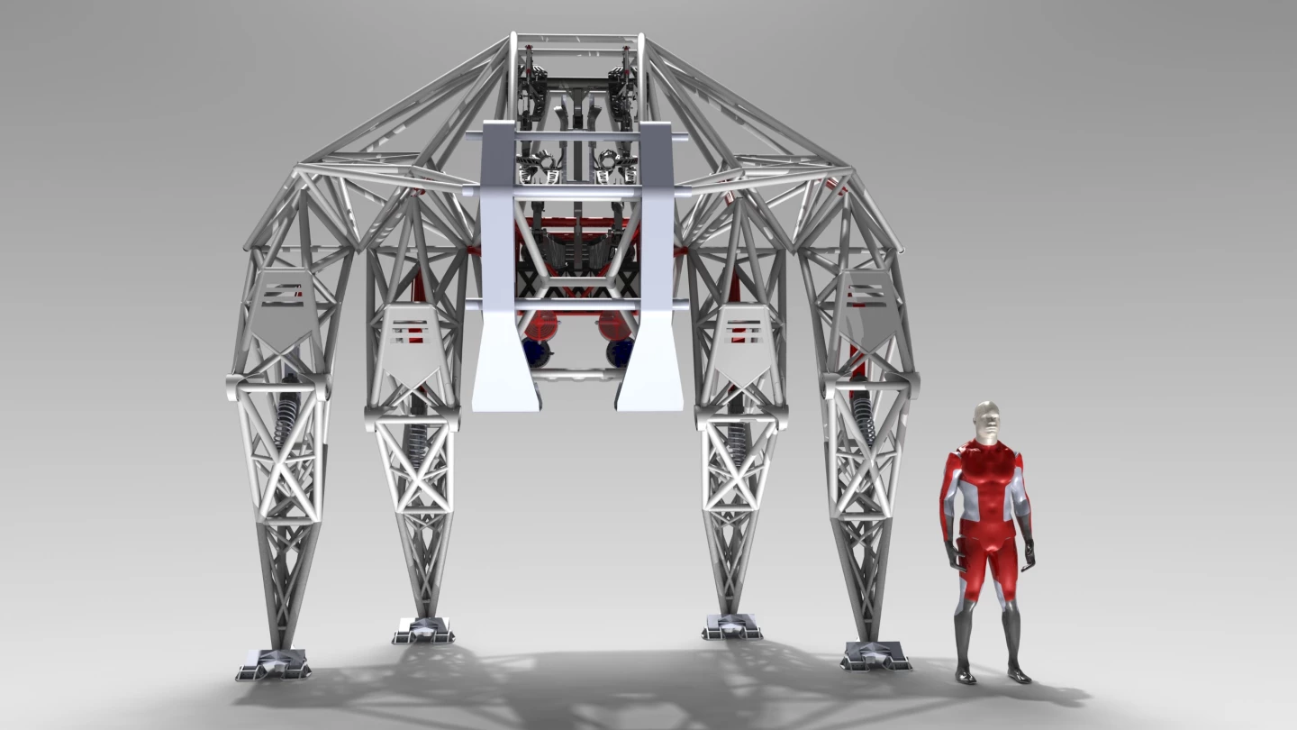 Prosthesis human-piloted racing robot aims to usher in a new